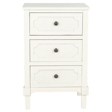 Safavieh Rosaleen Side Chest- White - 26.75 x 13.5 x 17 in. AMH5723B